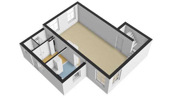 Molenstraat 157, 2961 AK Kinderdijk - Plattegrond BG - 3D - Molenstraat 157 te Kinderdijk.jpg