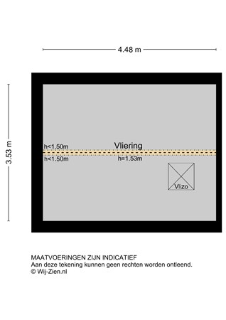 West Kinderdijk 275, 2953 XT Alblasserdam - Plattegrond VL - 2D - West Kinderdijk 275 te Alblasserdam.jpg