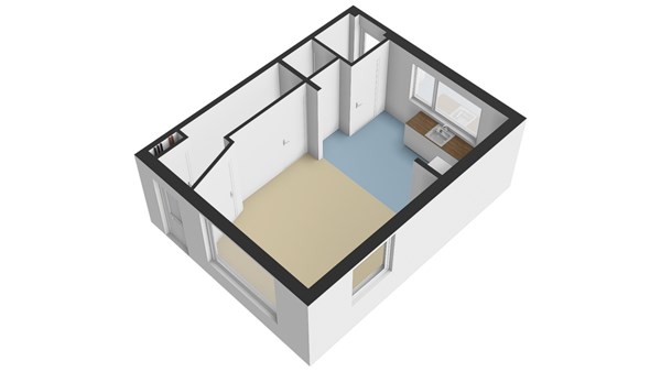 Donkersloot 26, 2953 XB Alblasserdam - Plattegrond BG - 3D - Donkersloot 26 te Alblasserdam.jpg