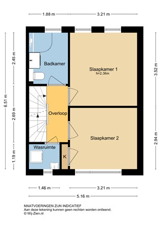 Donkersloot 26, 2953 XB Alblasserdam - Plattegrond 1E - 2D - Donkersloot 26 te Alblasserdam.jpg