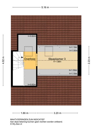 Donkersloot 26, 2953 XB Alblasserdam - Plattegrond 2E - 2D - Donkersloot 26 te Alblasserdam.jpg