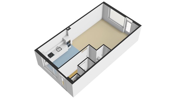 Groene Zoom 34, 2951 BJ Alblasserdam - Plattegrond BG - 3D - Groene Zoom 34 te Alblasserdam.jpg