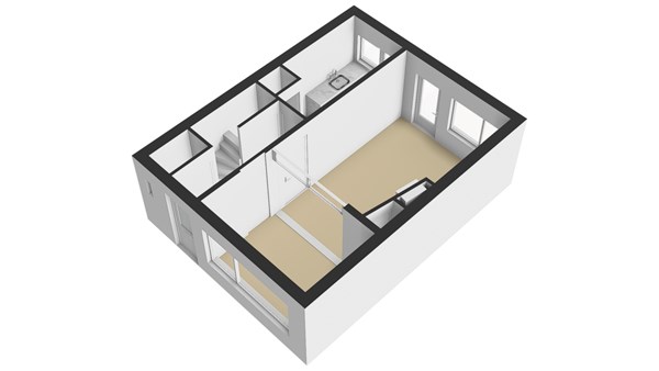 Azaleastraat 17, 2951 BB Alblasserdam - Plattegrond BG - 3D - Azaleastraat 17 te Alblasserdam.jpg