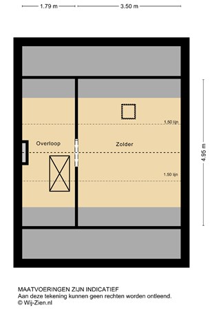 Azaleastraat 17, 2951 BB Alblasserdam - Plattegrond 2E - 2D - Azaleastraat 17 te Alblasserdam.jpg