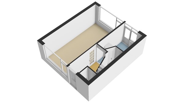 Kievitstraat 22, 2953 EE Alblasserdam - Plattegrond BG - 3D - Kievitstraat 22 te Alblasserdam.jpg