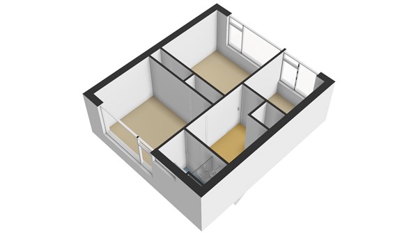 Kievitstraat 22, 2953 EE Alblasserdam - Plattegrond 2E - 3D - Kievitstraat 22 te Alblasserdam.jpg