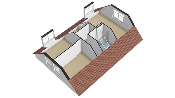 Couperusstraat 6A, 3319 RC Dordrecht - Plattegrond 1E - 3D - Couperusstraat 6a te Dordrecht.jpg