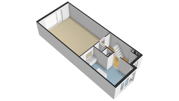 Zeelt 7, 3356 CE Papendrecht - Plattegrond begane grond 3D - Zeelt 7 te Papendrecht.jpg