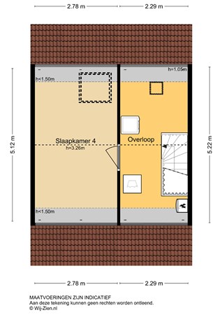 Schildmos 6, 2951 HH Alblasserdam - Plattegrond 2E - 2D - Schildmos 6 te Alblasserdam.jpg