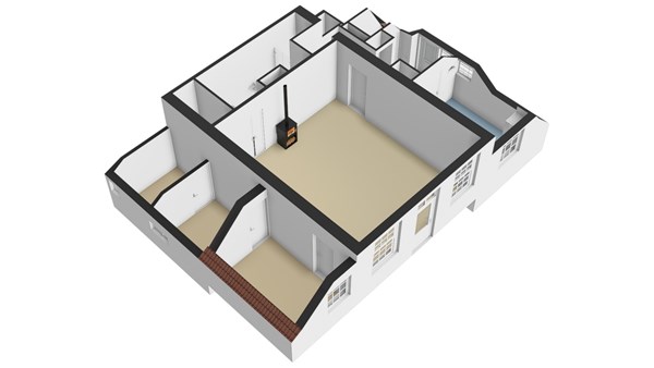 Bergstoep 29, 2959 AB Streefkerk - Plattegrond BG - 3D - Bergstoep 29 te Streefkerk.jpg