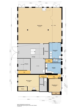 Bergstoep 30, 2959 AB Streefkerk - Plattegrond BG - 2D - Bergstoep 30 te Streefkerk.jpg