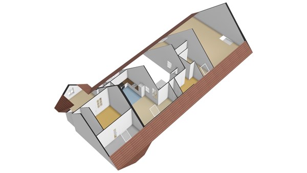 Bergstoep 30, 2959 AB Streefkerk - Plattegrond 1E - 3D - Bergstoep 30 te Streefkerk.jpg