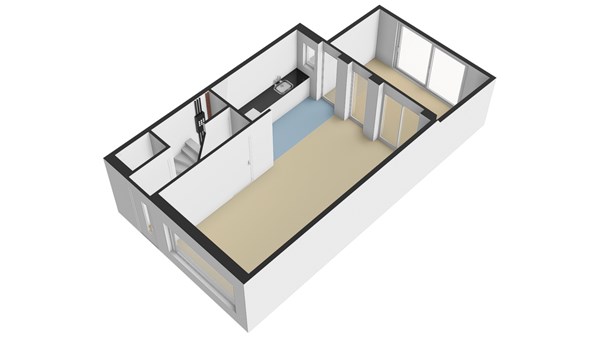 Azaleastraat 21, 2951 BB Alblasserdam - Plattegrond BG - 3D - Azaleastraat 21 te Alblasserdam.jpg