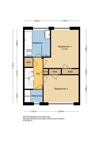 Azaleastraat 21, 2951 BB Alblasserdam - Plattegrond 1E - 2D - Azaleastraat 21 te Alblasserdam.jpg