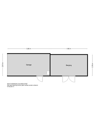 De Spil 12, 2954 PB Alblasserdam - Plattegrond GR - 2D - De Spil 12 te Alblasserdam.jpg