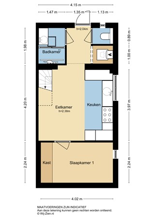 Lekkade 1, 2961 AD Kinderdijk - Plattegrond ST - 2D - Lekkade 1 te Kinderdijk.jpg