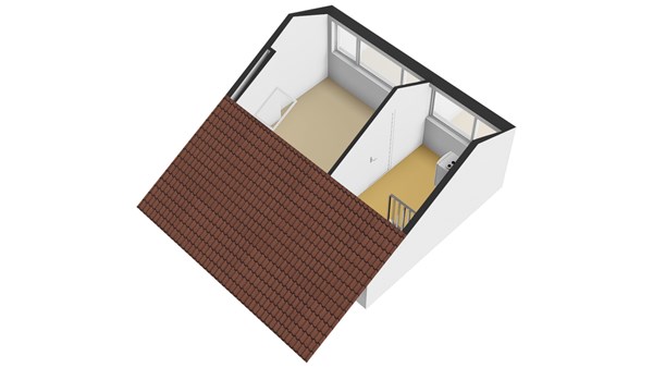 Noachstraat 27, 2951 AG Alblasserdam - Plattegrond 3D verdieping 2 - Noachstraat 27 te Alblasserdam.jpg