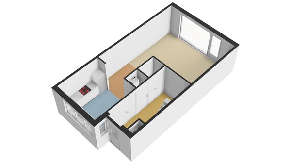 Giebelhof 25, 3356 CG Papendrecht - Plattegrond 3D - BG - Giebelhof 25 te Papendrecht.jpg