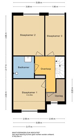 Giebelhof 25, 3356 CG Papendrecht - Plattegrond 2D - 1E - Giebelhof 25 te Papendrecht.jpg