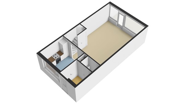 Troelstrastraat 39, 2953 BK Alblasserdam - Plattegrond BG - 3D - Troelstrastraat 39 te Alblasserdam.jpg