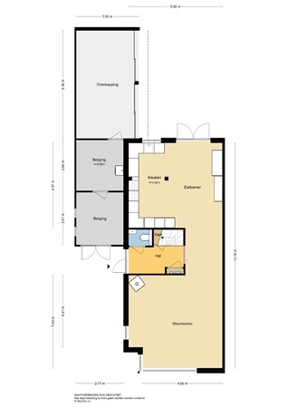 Blokweerweg 100, 2954 BM Alblasserdam - Plattegrond BG - 2D - Blokweerweg 100 te Alblasserdam.jpg