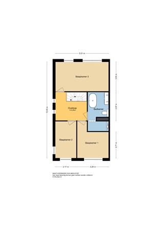 Blokweerweg 100, 2954 BM Alblasserdam - Plattegrond 1E - 2D - Blokweerweg 100 te Alblasserdam.jpg