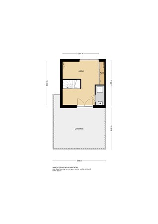 Blokweerweg 100, 2954 BM Alblasserdam - Plattegrond ZL - 2D - Blokweerweg 100 te Alblasserdam.jpg