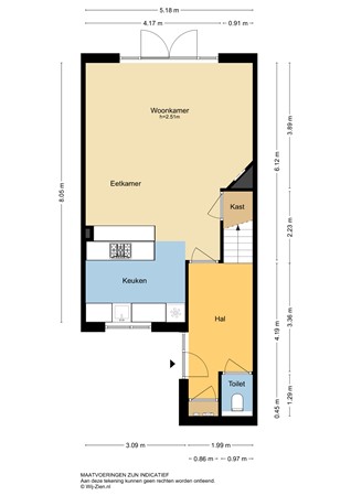IJspolderweg 3, 3353 SM Papendrecht - Plattegrond BG - 2D - IJspolderweg 3 te Papendrecht.jpg