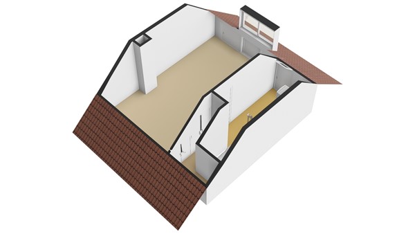 IJspolderweg 3, 3353 SM Papendrecht - Plattegrond 2E- 3D- Ijspolderweg 3 te Papendrecht.jpg