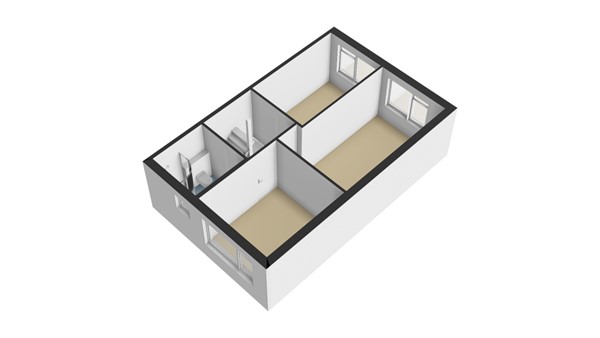 Bovenkruier 2, 2957 XK Nieuw-Lekkerland - Plattegrond 1E - 3D - Bovenkruier 2 te Nieuw-Lekkerland.jpg
