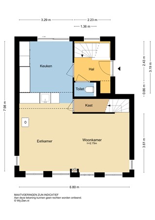 Polderstraat 59, 2952 AK Alblasserdam - Plattegrond BG - 2D - Polderstraat 59 te Alblasserdam.jpg