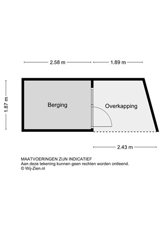 Polderstraat 59, 2952 AK Alblasserdam - Plattegrond BR - 2D - Polderstraat 59 te Alblasserdam.jpg