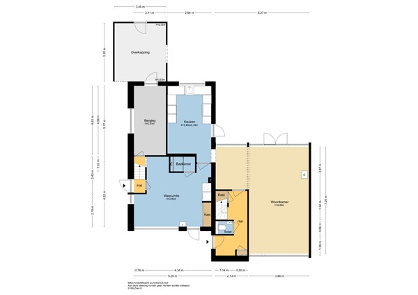 W.B. van der Veldenstraat 24, 2953 CX Alblasserdam - Plattegrond BG - 2D - W.B. van der Veldenstraat 24 te Alblasserdam.jpg