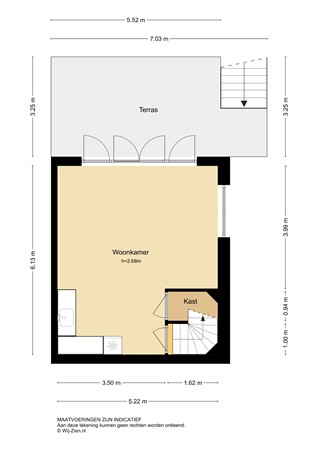 Westeind 50, 3351 AP Papendrecht - Plattegrond ST - 2D - Westeind 50 te Papendrecht.jpg