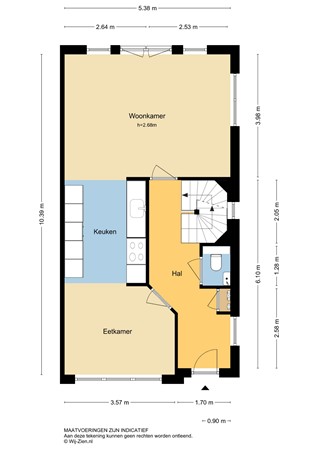 Westeind 50, 3351 AP Papendrecht - Plattegrond BG - 2D - Westeind 50 te Papendrecht.jpg