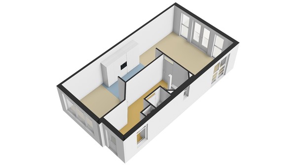Westeind 50, 3351 AP Papendrecht - Plattegrond BG - 3D - Westeind 50 te Papendrecht.jpg