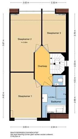 Westeind 50, 3351 AP Papendrecht - Plattegrond 1E - 2D - Westeind 50 te Papendrecht.jpg