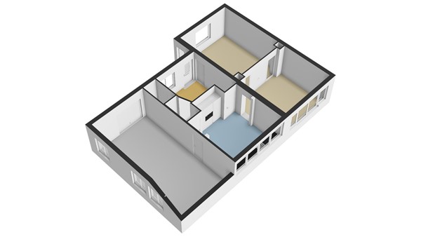 Matena 24, 3356 LG Papendrecht - Plattegrond Begane grond 3D - Matena 24 te Papendrecht.jpg