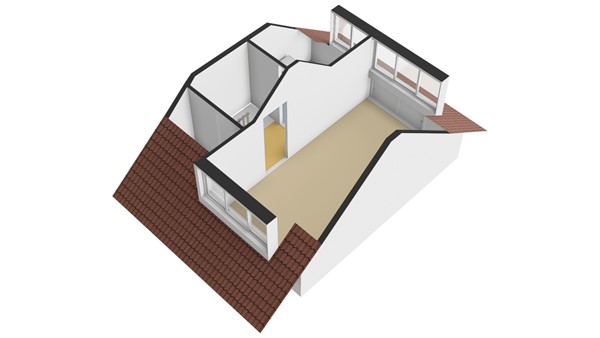 Heidezoom 24, 3355 SC Papendrecht - Plattegrond Verdieping 2 3D - Heidezoom 24 te Papendrecht.jpg