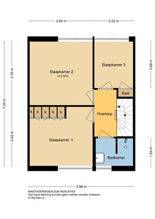 Dreef 3, 2959 BH Streefkerk - Plattegrond Verdieping 1 2D - Dreef 3 te Streefkerk.jpg