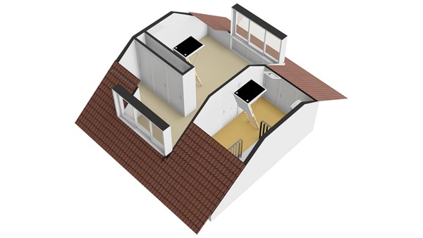 Dreef 3, 2959 BH Streefkerk - Plattegrond Verdieping 2 3D - Dreef 3 te Streefkerk.jpg