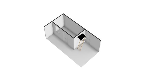 Dreef 3, 2959 BH Streefkerk - Plattegrond Schuur en overkapping 3D - Dreef 3 te Streefkerk.jpg