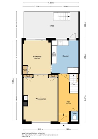 Voorstraat 26, 2964 AK Groot-Ammers - Plattegrond BG - 2D - Voorstraat 26 te Groot-Ammers.jpg