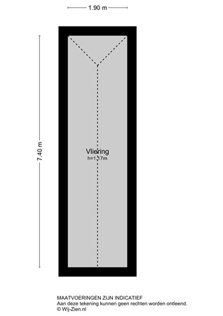 Voorstraat 26, 2964 AK Groot-Ammers - Plattegrond VL - 2D - Voorstraat 26 te Groot-Ammers.jpg