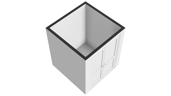 Esdoornlaan 21, 2951 BE Alblasserdam - Plattegrond Berging 3D - Esdoornlaan 21 te Alblasserdam.jpg