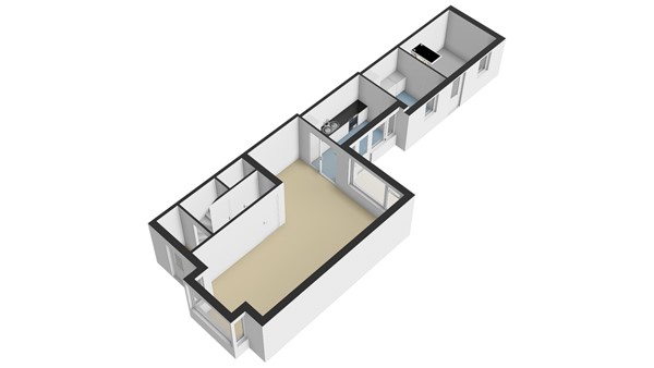 Adama van Scheltemastraat 28, 3362 TB Sliedrecht - Plattegrond BG - 3D - Adama van Scheltemastraat 28 te Sliedrecht.jpg