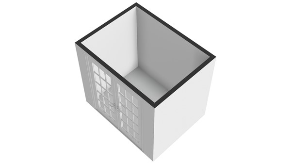 Adama van Scheltemastraat 28, 3362 TB Sliedrecht - Plattegrond schuur - 3D - Adama van Scheltemastraat 28 te Sliedrecht.jpg