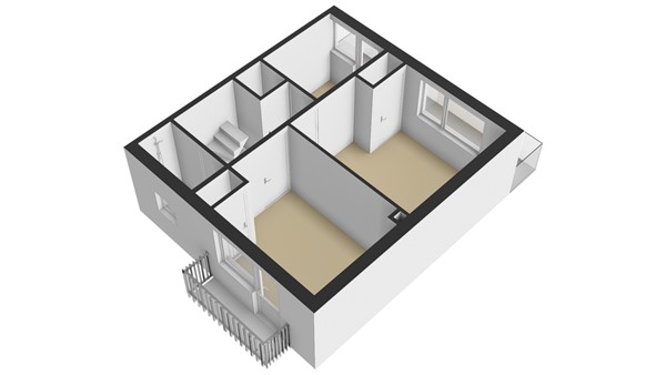 Adama van Scheltemastraat 28, 3362 TB Sliedrecht - Plattegrond 1E - 3D - Adama van Scheltemastraat 28 te Sliedrecht.jpg