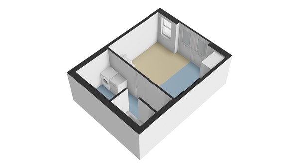 West Kinderdijk 255, 2953 XT Alblasserdam - Plattegrond souterrain - 3D - West Kinderdijk 255 te Alblasserdam.jpg