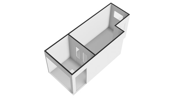 West Kinderdijk 255, 2953 XT Alblasserdam - Plattegrond Schuur 3D - West Kinderdijk 255 te Alblasserdam.jpg